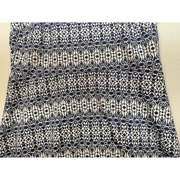 Talbots Womens Sleeveless A-Line Dress Size 2X Navy White Geometric Casual Chic - Picture 6 of 12